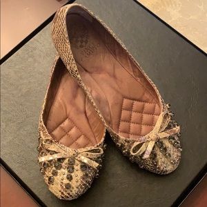 Vince Camino  Snake print flat shoes